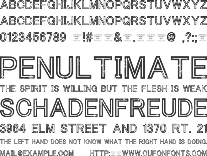 Tha Cool Kidz font preview