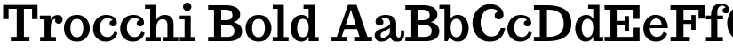 Trocchi Bold font