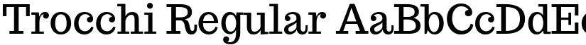 Trocchi Regular font