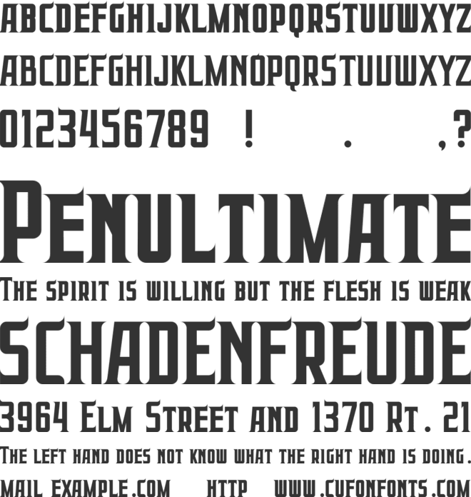Prabowo font preview