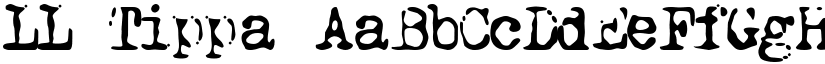 LL Tippa font