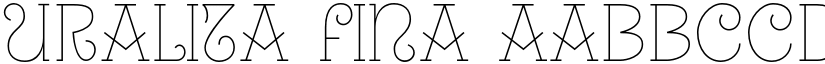 Uralita Fina font