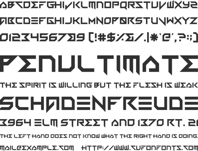 Vermin Vibes 3 font preview