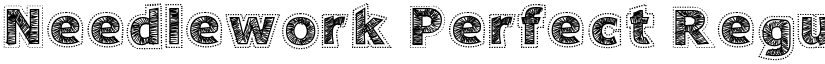 Needlework Perfect Regular font
