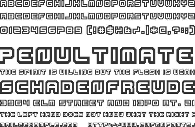 Lay Of The Land font preview