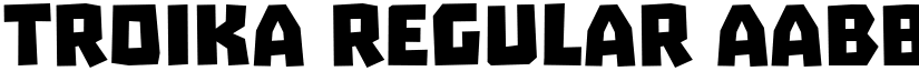Troika Regular font