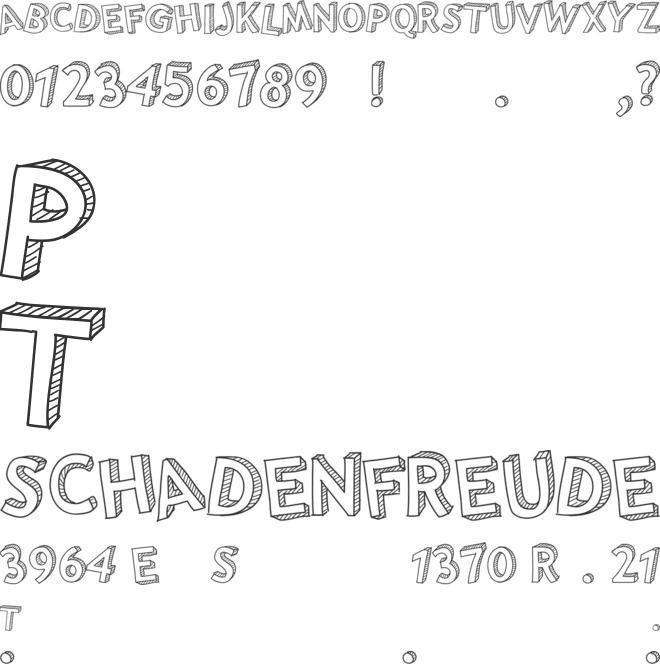 PWShaded font preview