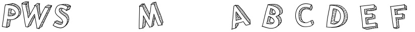 PWShaded Medium font