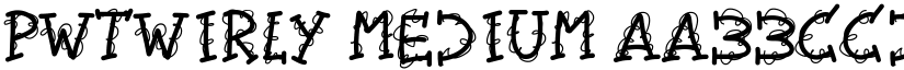 PWTwirly Medium font