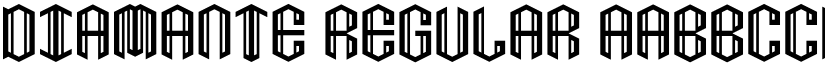 Diamante Regular font