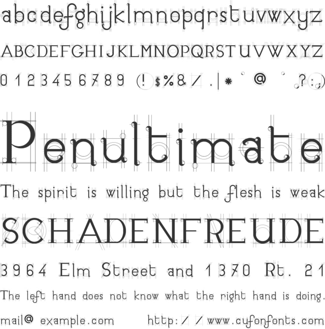 JBEtude font preview