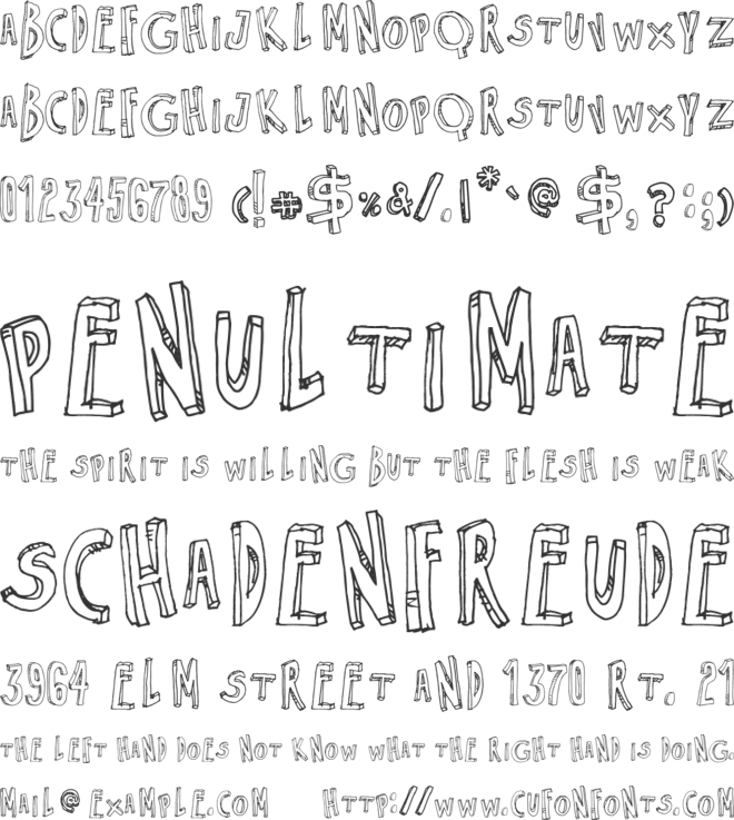 Education is a Way font preview