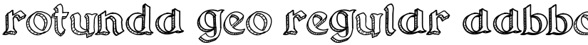 Rotunda Geo Regular font