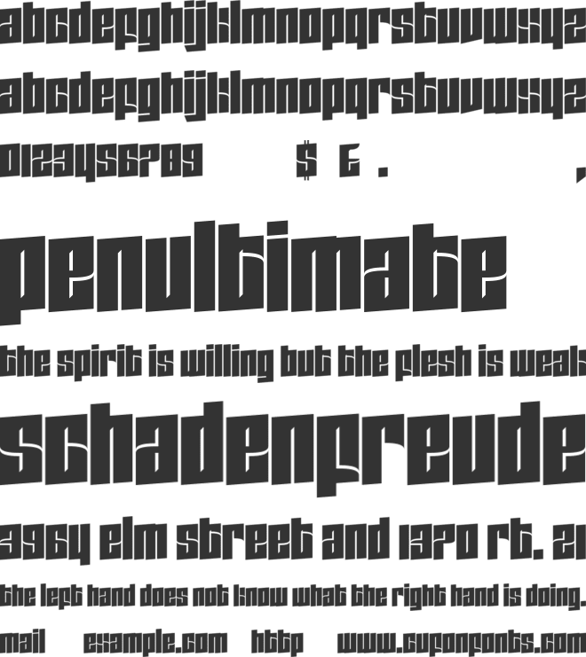 Zdyk Scorpio font preview