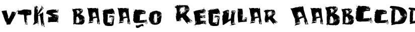 vtks bagaço Regular font