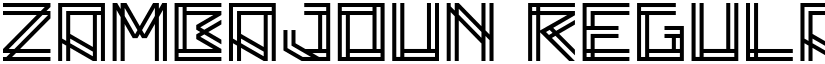 Zambajoun Regular font