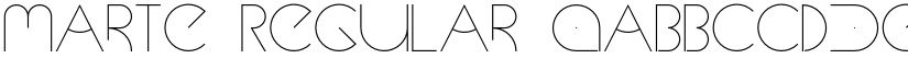 Marte Regular font