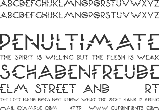 Moondance font preview