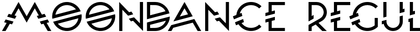 Moondance Regular font