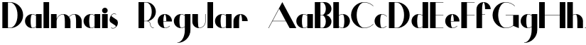 Dalmais Regular font