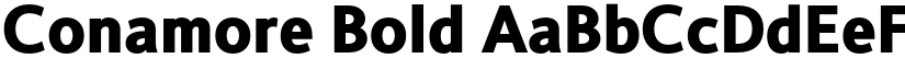 Conamore Bold font