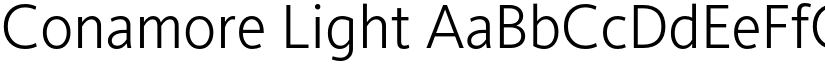 Conamore Light font