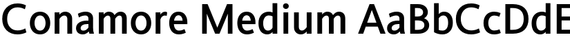 Conamore Medium font