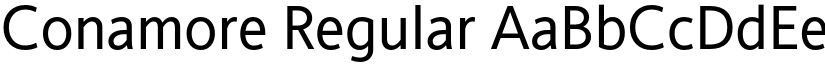 Conamore Regular font