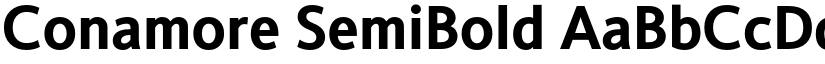 Conamore SemiBold font