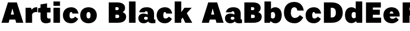 Artico Black font