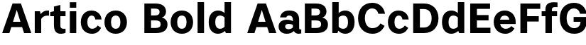 Artico Bold font