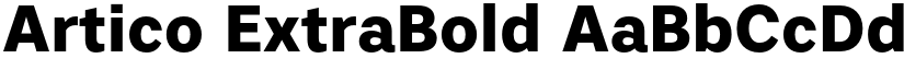 Artico ExtraBold font
