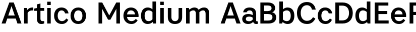 Artico Medium font