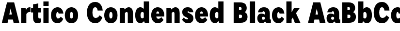 Artico Condensed Black font
