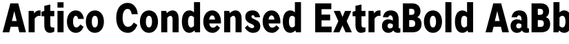 Artico Condensed ExtraBold font