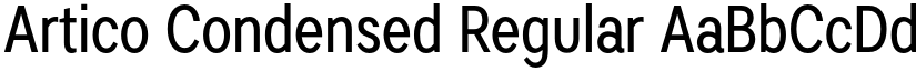 Artico Condensed Regular font