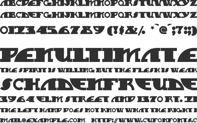 MyGalSwoopy NF font preview