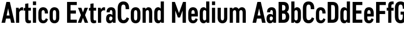 Artico ExtraCond Medium font