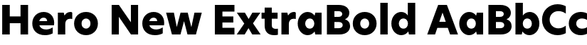 Hero New ExtraBold font