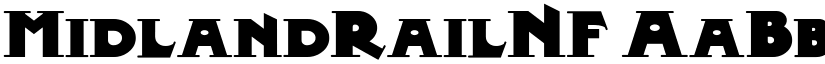 MidlandRailNF font