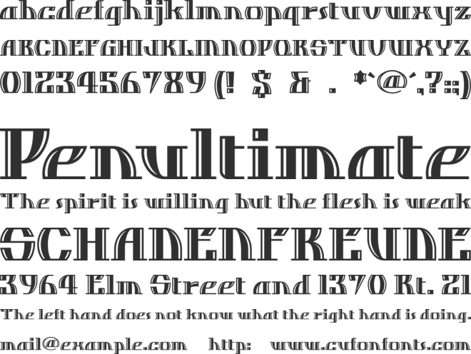Dos Equis font preview