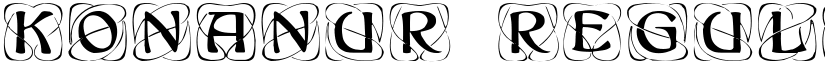 Konanur Regular font