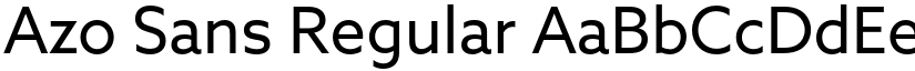 Azo Sans font download