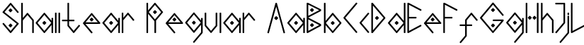 Shalltear Regular font