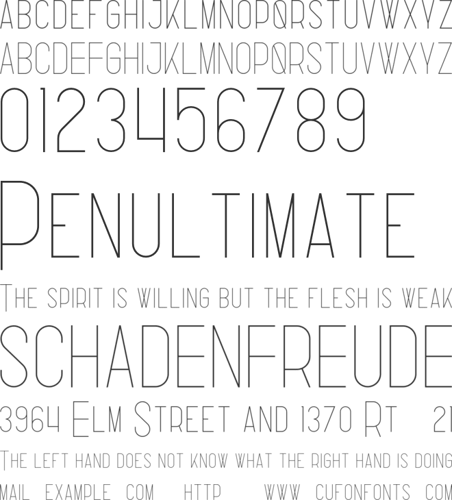 Fabulist font preview