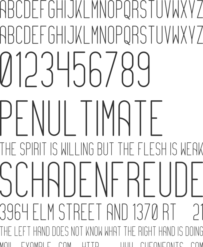 Mondaze font preview