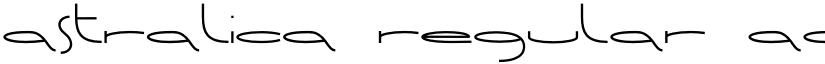 Astralica Regular font