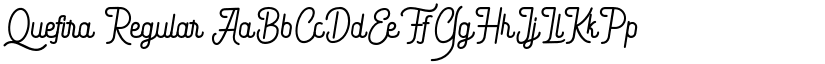Quefira Regular font
