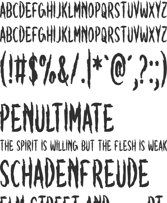 Musicality font preview