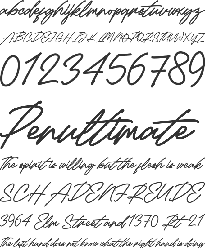 Vancouver FREE font preview